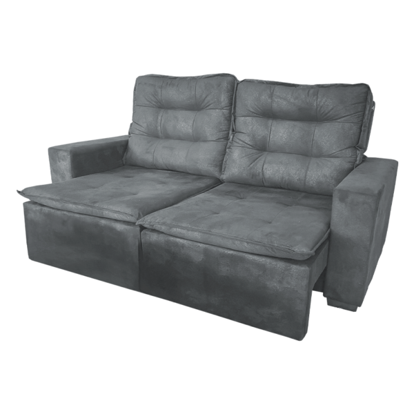 SOFA IMPERADOR 2.00CM (SUEDE CINZA)