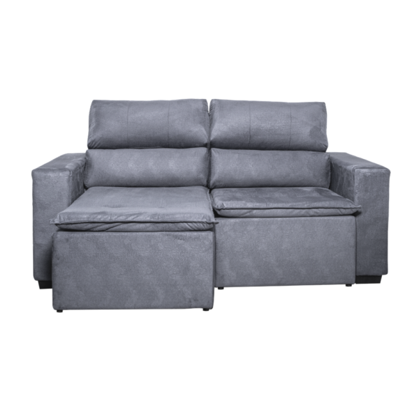 SOFA REALEZA 1.80CM (SUEDE CINZA)