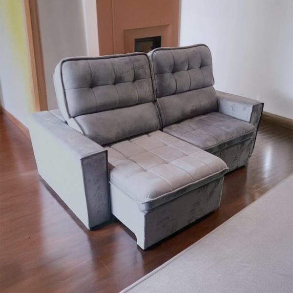 SOFA SANTIAGO 2,00CM 1009 (CINZA)