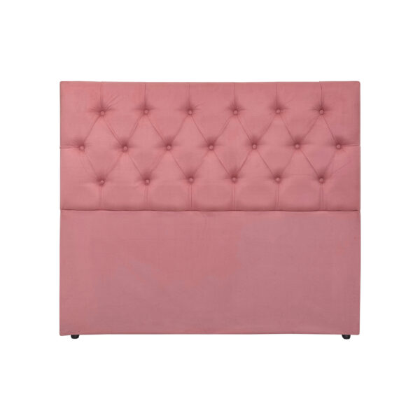 CABECEIRA CAPTONE LUXO CASAL 1,38CM (ROSE)