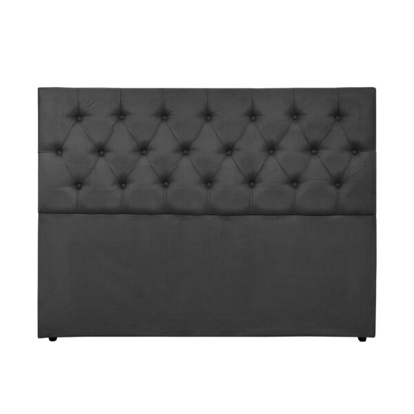 CABECEIRA CAPTONE LUXO QUEEN 1,58CM (PRETO)