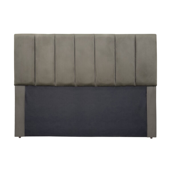 CABECEIRA QUEEN MILAO VELUDO 1,58CM (BEGE)