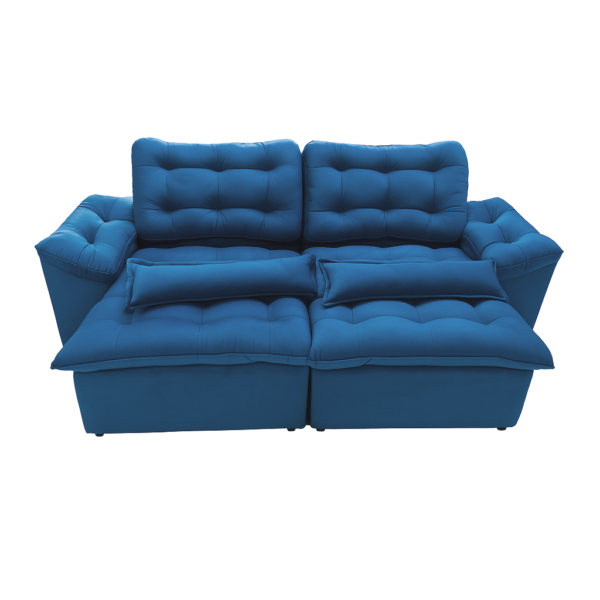 SOFA DIAMANTE 2,30CM (VELUDO AZUL)